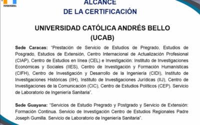 Declarada nueva conformidad con el Sistema de Gestión de la Calidad