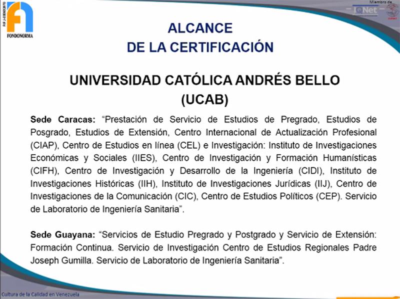 Declarada nueva conformidad con el Sistema de Gestión de la Calidad