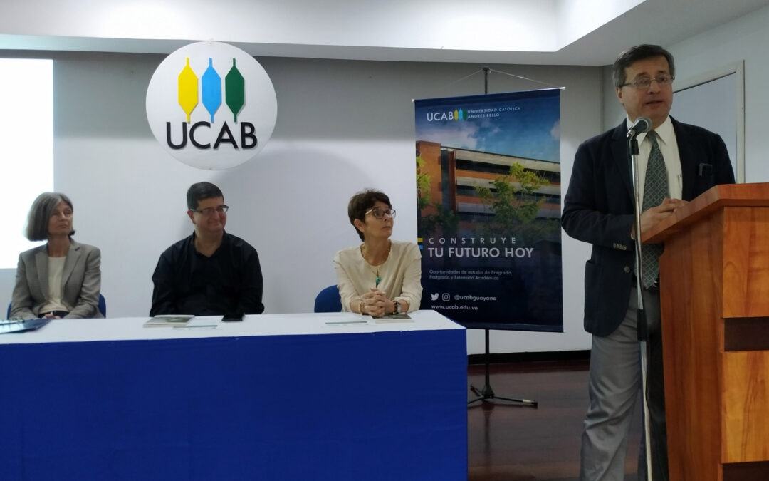 “Propuestas para el presente y el futuro de la economía  en Venezuela” fue presentado en UCAB Guayana