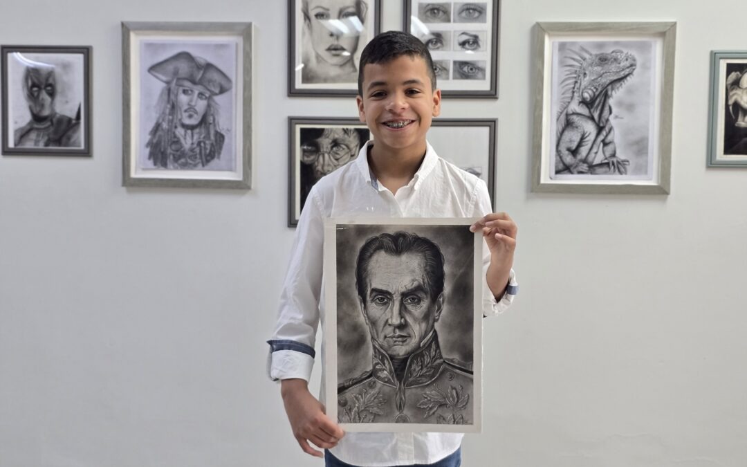 Joven artista Joaquín Miguel Pérez estrena exposición en la UCAB Guayana previo a su participación en Europa