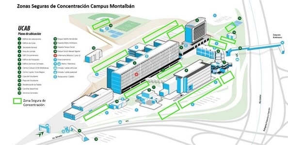 Plano de la Universidad